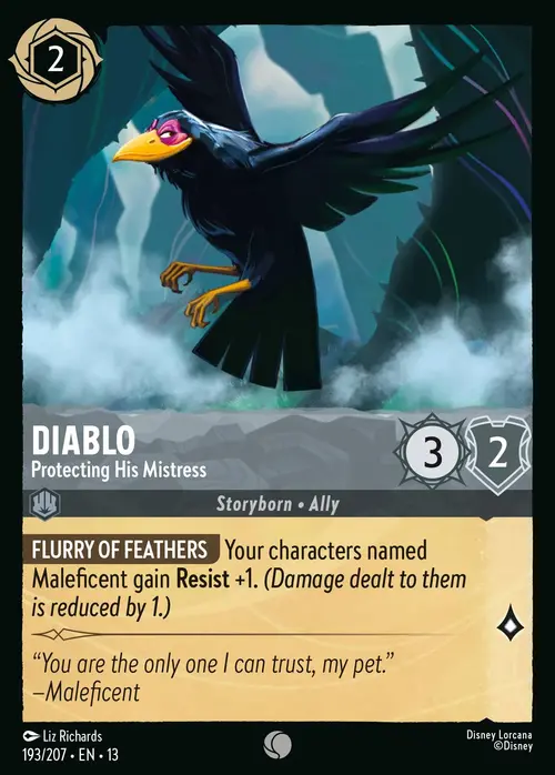 Diablo - Che Protegge la Sua Padrona Card Front