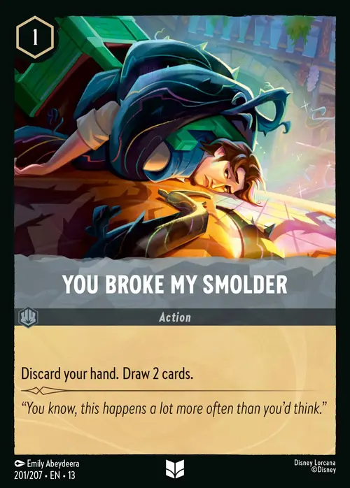 You Broke My Smolder Card Front