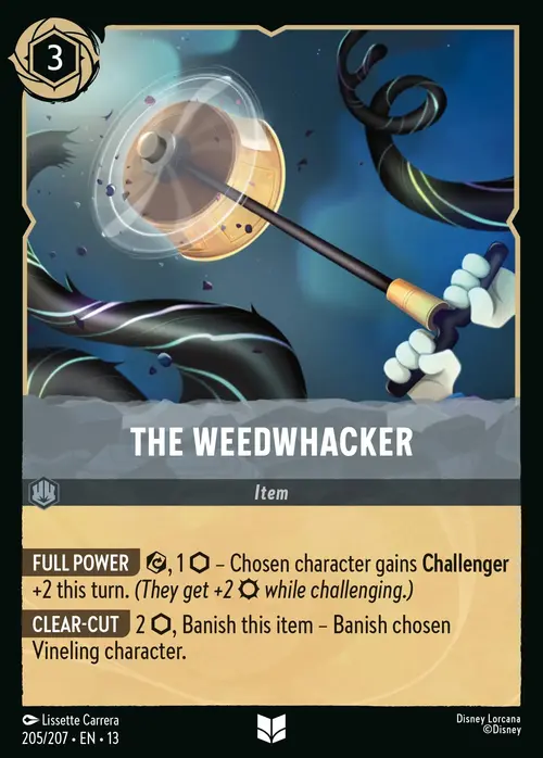 The Weedwhacker Card Front
