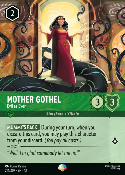 Mother Gothel - Evil as Ever Card Front
