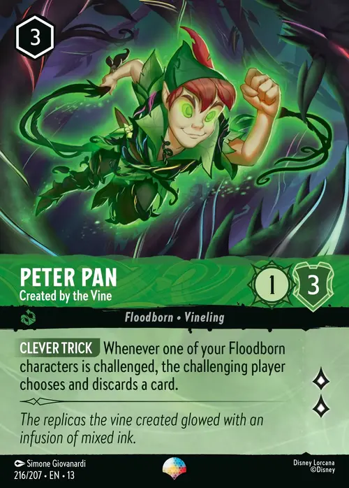 Peter Pan - Created by the Vine Frente