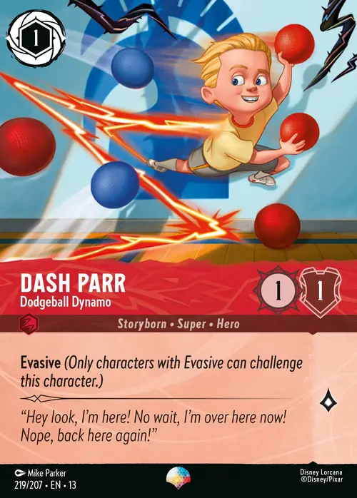 Dash Parr - Dodgeball Dynamo Frente