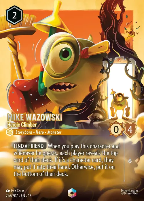Mike Wazowski - Heroic Climber Card Front