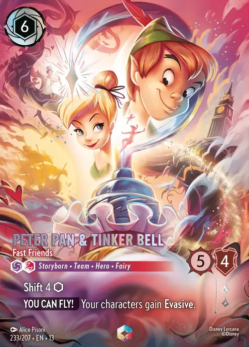 Peter Pan & Tinker Bell - Fast Friends Frente