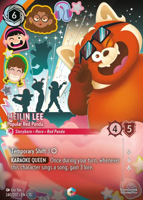 Meilin Lee - Popular Red Panda Frente