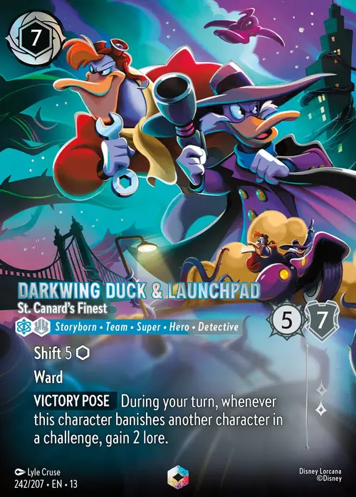 Darkwing Duck & Launchpad - St. Canard's Finest Frente