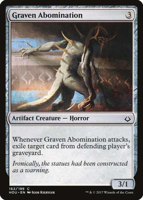 Graven Abomination Card Front