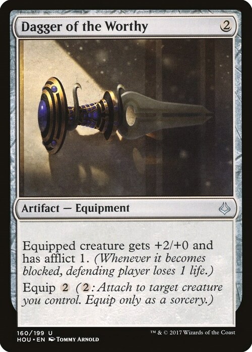 Dagger of the Worthy Card Front