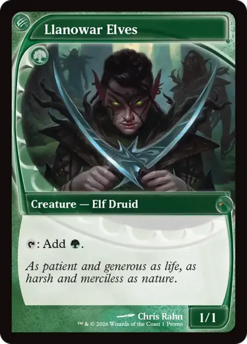 Llanowar Elves Card Front