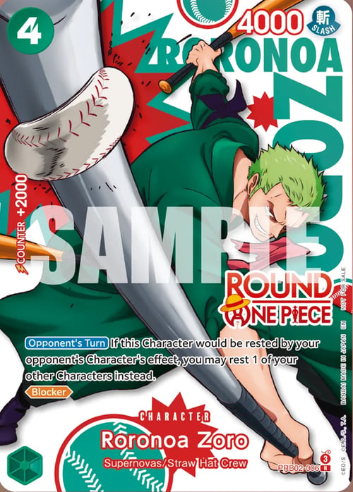 Roronoa Zoro Card Front