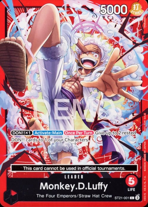 Monkey.D.Luffy Card Front