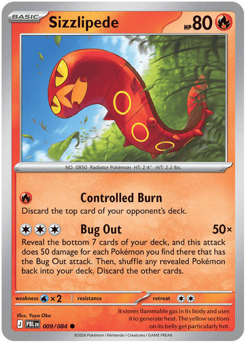 Sizzlipede [Mordisco | Combustión] Frente