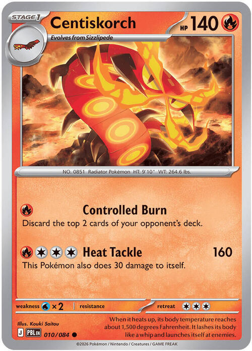 Centiskorch Card Front