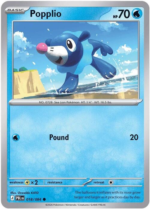 Popplio Card Front