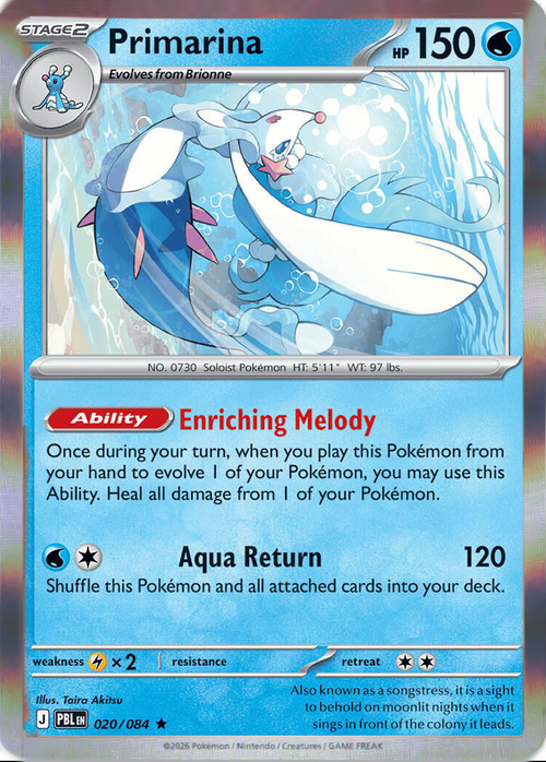Primarina Card Front