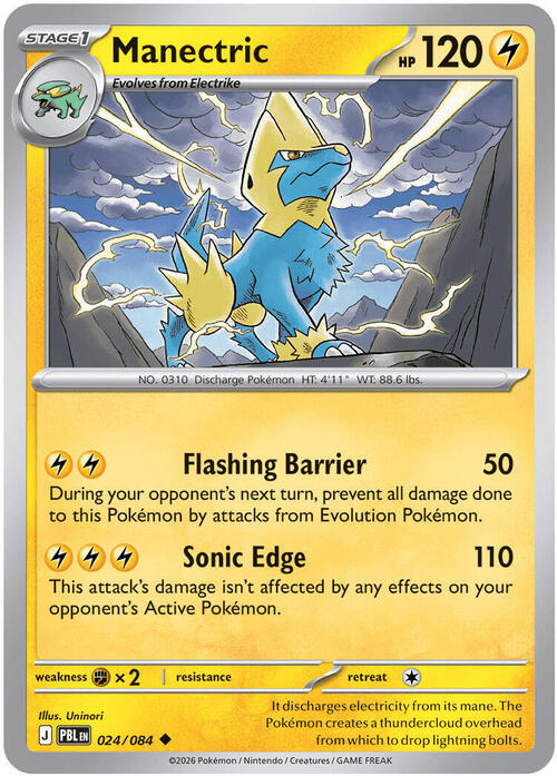 Manectric Frente