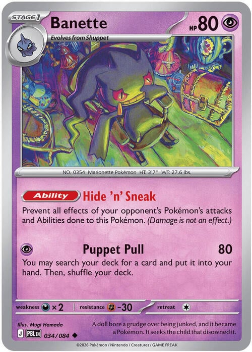 Banette Card Front