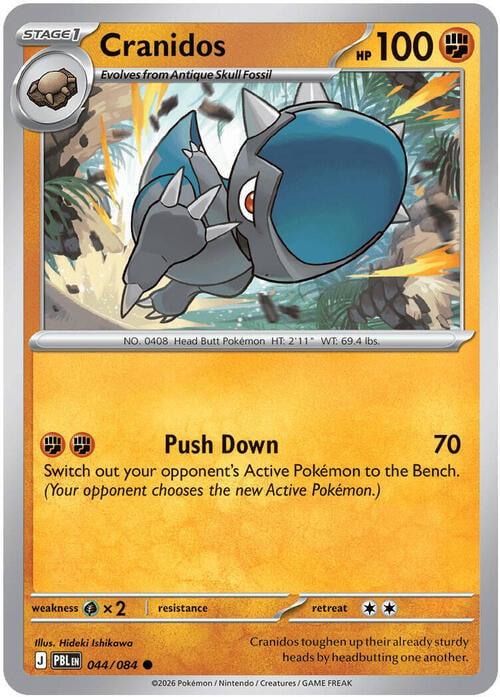 Cranidos Card Front
