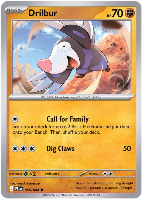 Drilbur Card Front
