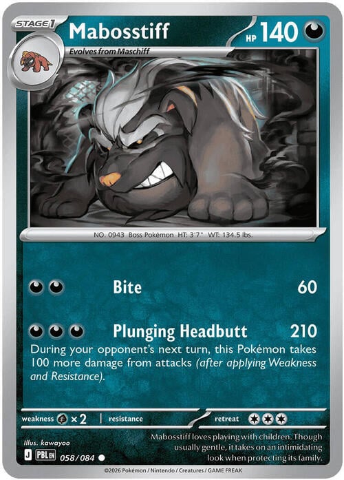 Mabosstiff Card Front