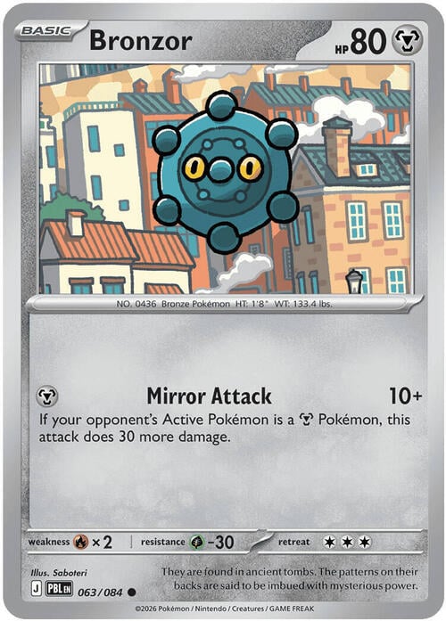Bronzor Card Front