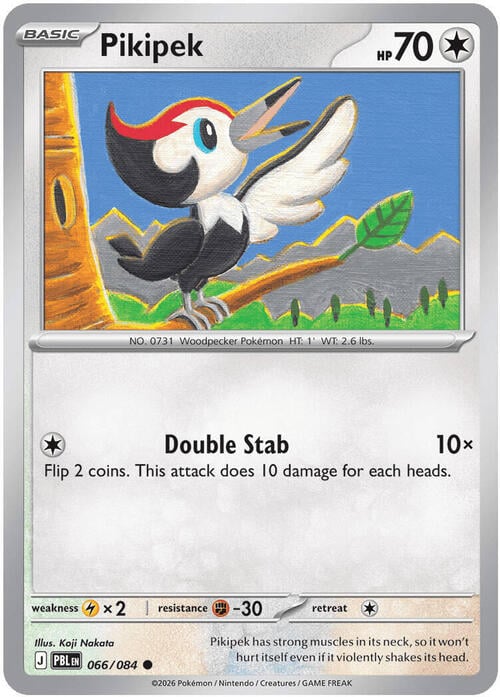 Pikipek Card Front
