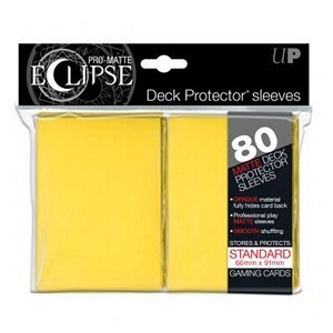 80 Ultra Pro Pro-Matte Eclipse Sleeves (Yellow)
