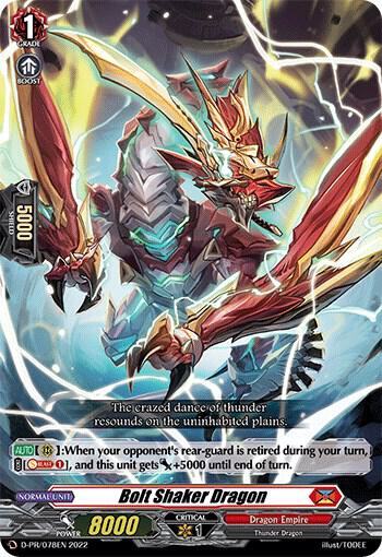 Bolt Shaker Dragon Card Front