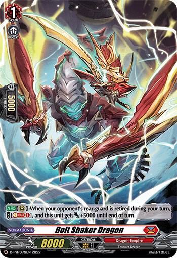 Bolt Shaker Dragon Card Front
