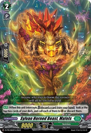 Sylvan Horned Beast, Mafels Card Front