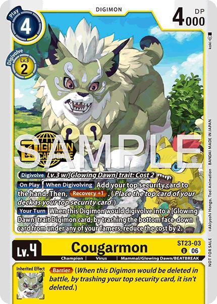 Cougarmon Card Front