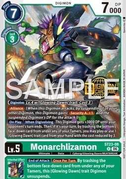 Monarchlizamon Card Front