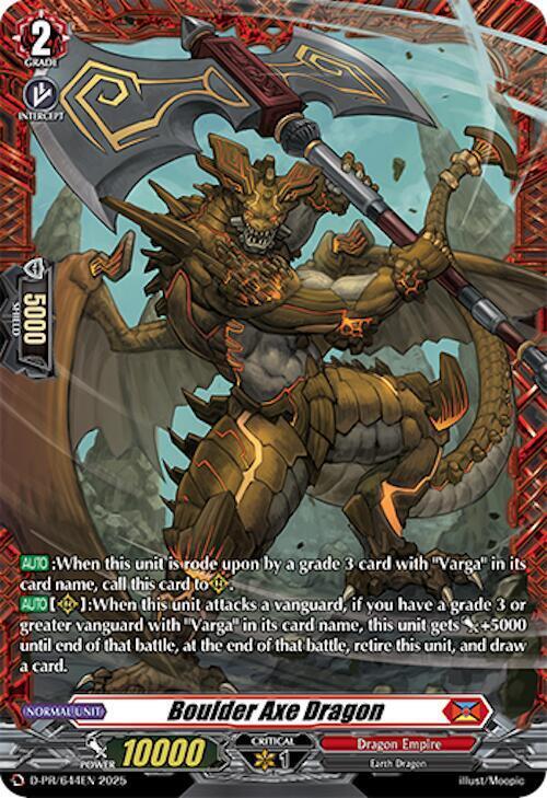Boulder Axe Dragon Frente