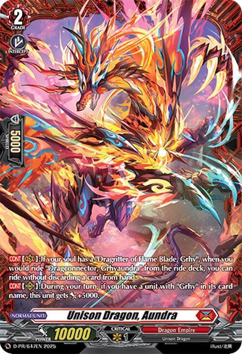 Unison Dragon, Aundra Frente