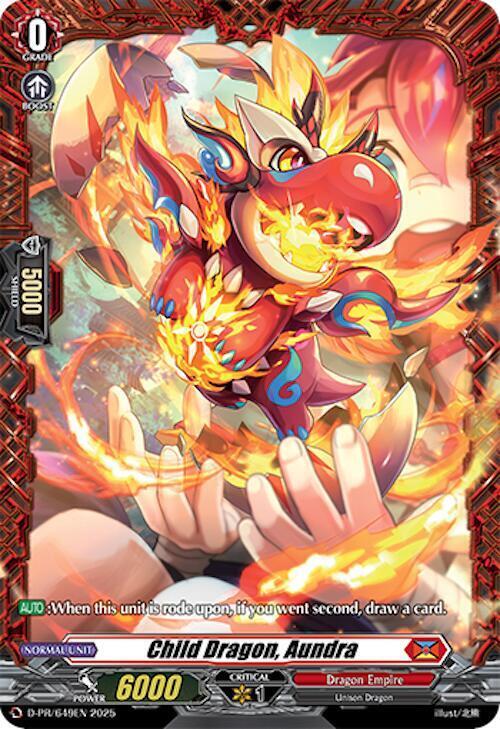 Child Dragon, Aundra Card Front