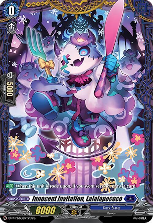 Innocent Invitation, Lalalapococo Card Front