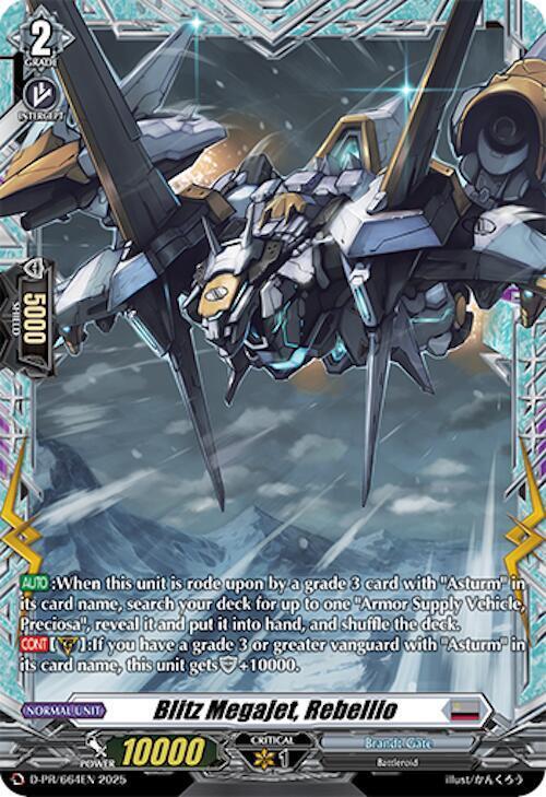 Blitz Megajet, Rebellio Card Front