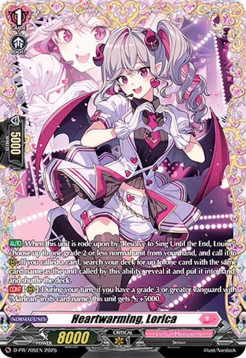 Heartwarming, Lorica Card Front
