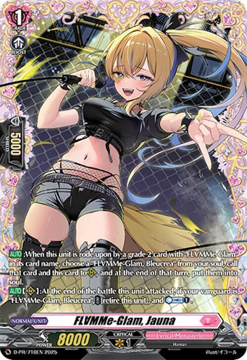 FLMMe-Glam, Jauna Card Front