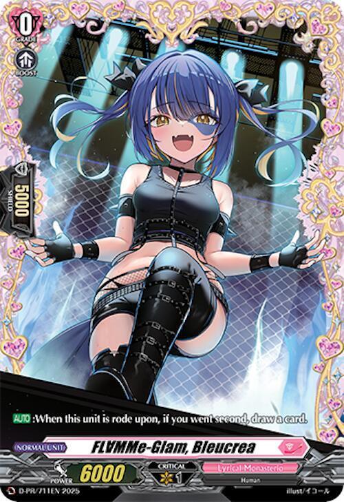FLMMe-Glam, Bleucrea Card Front