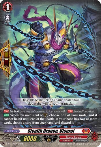 Stealth Dragon, Utsuroi [G Format] Card Front