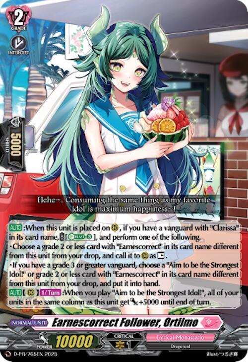 Earnescorrect Follower, Ortilmo Card Front