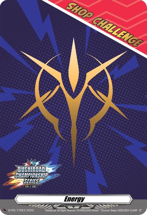 Energy Card Front