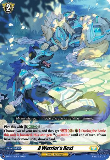 A Warriors Rest Card Front