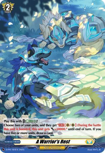 A Warriors Rest Card Front