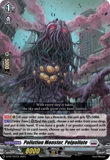 Pollution Monster, Polpollute Card Front