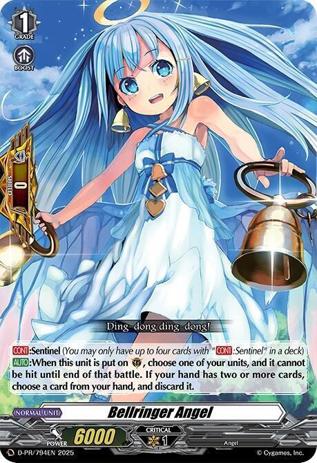 Bellringer Angel Card Front