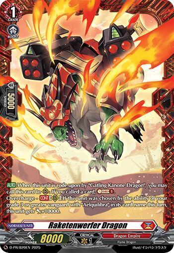 Raketenwerfer Dragon Card Front