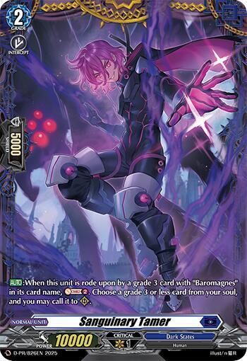 Sanguinary Tamer Frente