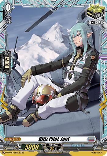 Blitz Pilot, Jagt Card Front